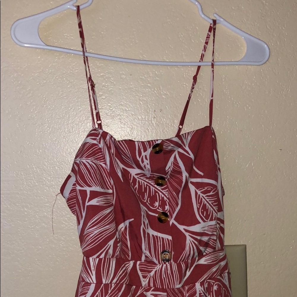 Wide leg jumpsuit